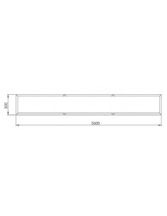 Texas højbed med bund H40 x... 2