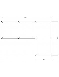 Kansas højbed med bund H80... 2