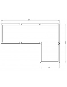Kansas højbed med bund H40... 2