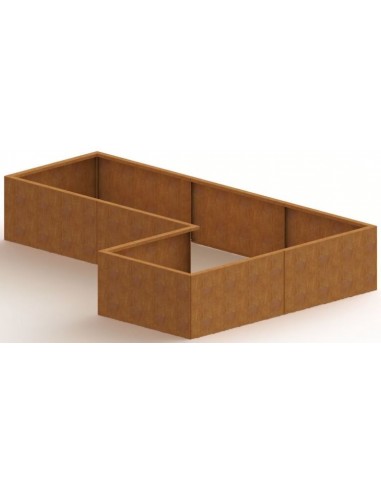 Kansas højbed med bund H60 x B240 x...