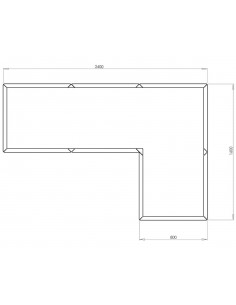Kansas højbed med bund H80... 2