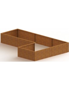 Kansas højbed med bund H100...