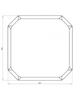 Boston højbed uden bund H80... 2