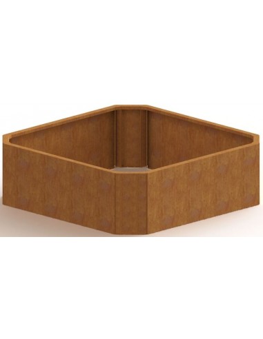 Boston højbed uden bund H100 x B128,3...