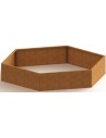Denver højbed uden bund H40 x B207,8 x D239,3 cm i corten stål