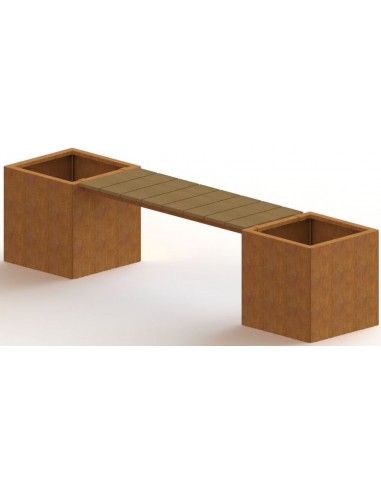 Miami Havebænk med bund B221,2 cm i...