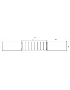 Vegas Havebænk uden bund... 2