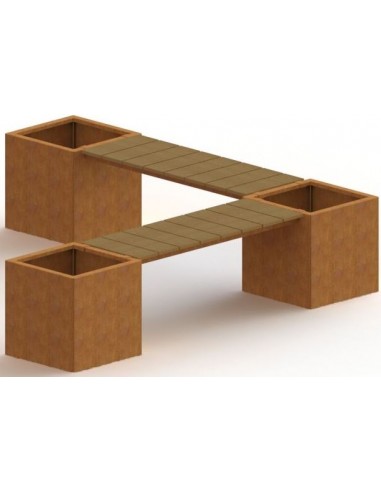 Miami Havebænk med bund 221,2 x 221,2...