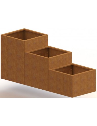 Miami højbed med bund H40-80 x B180 x...