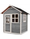 EXIT Loft 100 legehus i træ - Grå