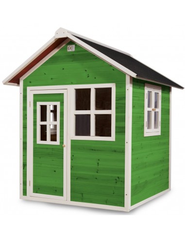 EXIT Loft 100 legehus i træ - Grøn