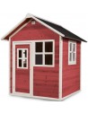 EXIT Loft 100 legehus i træ - Rød