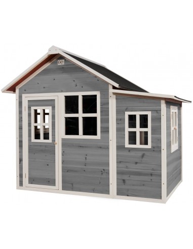 EXIT Loft 150 legehus i træ - Grå