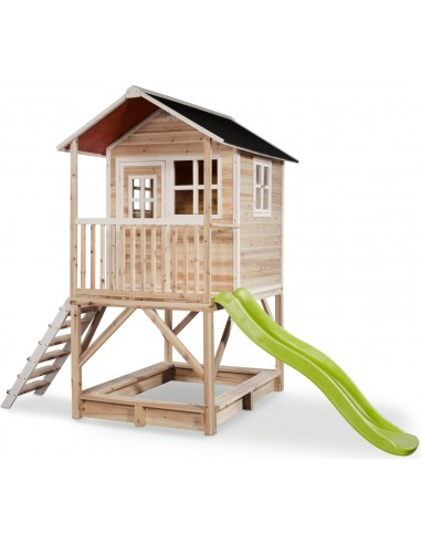 EXIT Loft 500 legehus i træ med...