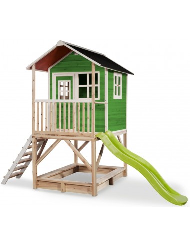 EXIT Loft 500 legehus i træ med...