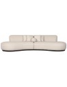 Mori 4-personers sofa i boucle tekstil B340 cm - Beige