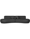 Mori 4-personers sofa i boucle tekstil B340 cm - Antracit