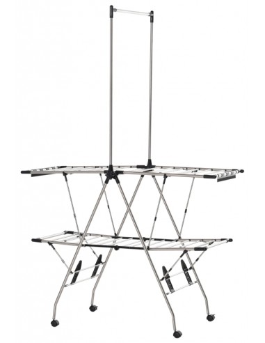 Tørrestativ i stål og kunststof 138,5...