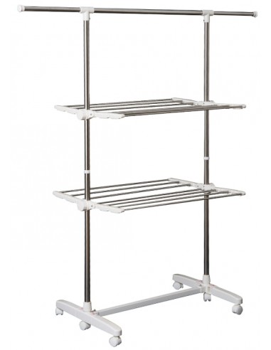 Tørrestativ i stål og kunststof 75 x...