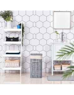 Vasketøjskurv i bambus og... 2