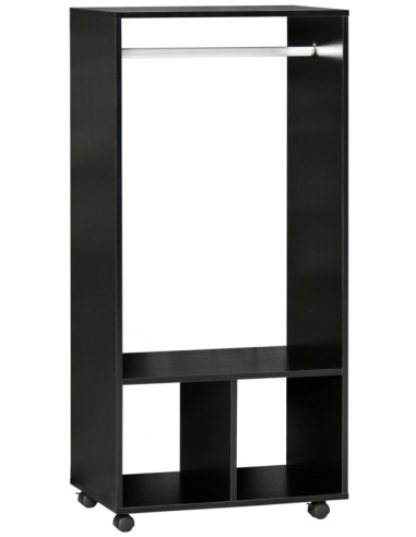 Garderobe med bøjlestang i melamin...