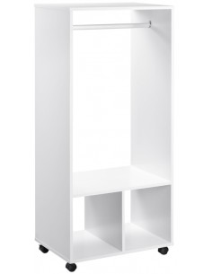 Garderobe med bøjlestang i...