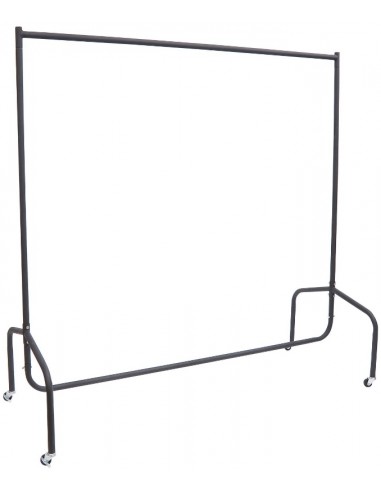 Tøjstativ i metal 120 x 60 cm - Mat sort