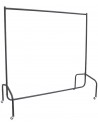 Tøjstativ i metal 120 x 60 cm - Mat sort