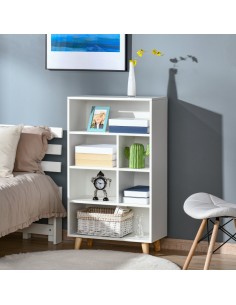 Bogreol i møbelplade og træ... 2