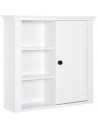 Skab til badeværelset i MDF og møbelplade H50,5 cm - Hvid
