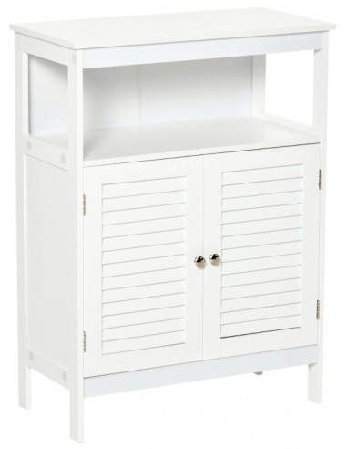 Skab til badeværelset i MDF og træ...