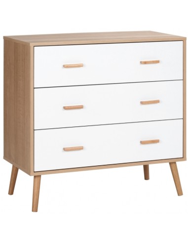 Kommode i møbelplade og træ H80 x B80...