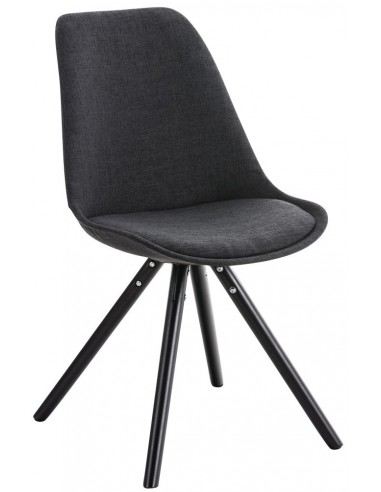 Spisebordsstol i træ og polyester H84...