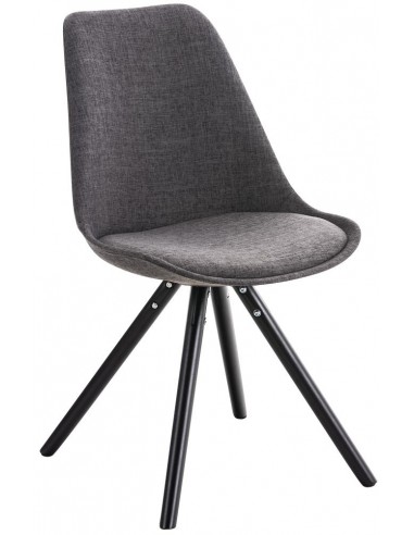 Spisebordsstol i træ og polyester H84...