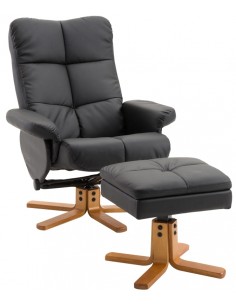 Lænestol med skammel i...