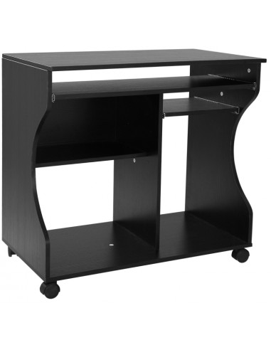 Skrivebord i møbelplade B80 cm - Sort