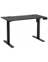 Hæve-/Sænke skrivebord i metal og MDF 120 x 60 cm - Sort