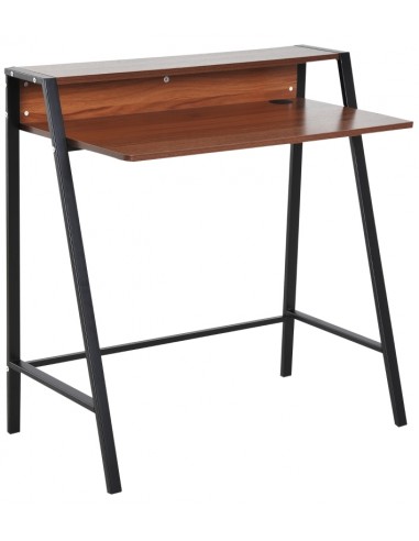 Skrivebord i metal og MDF H85 x B84...