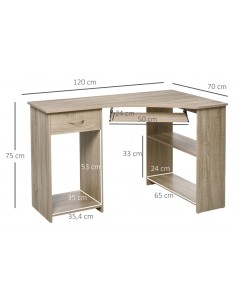 Hjørneskrivebord i... 2