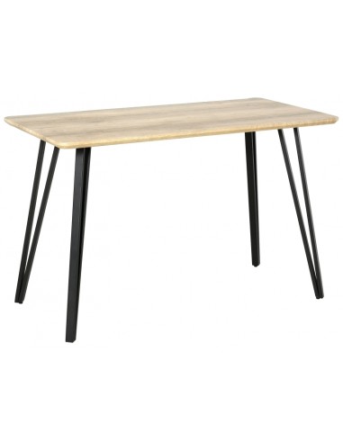 Spisebord i stål og MDF 120 x 60 cm -...