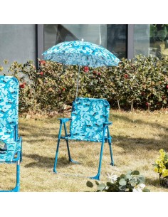 Havestol med parasol til... 2