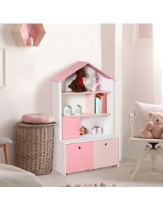 Bogreol med skuffer i MDF... 2