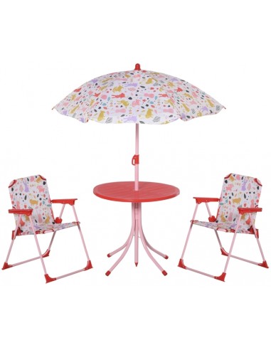 Bord og stolesæt til haven til børn -...