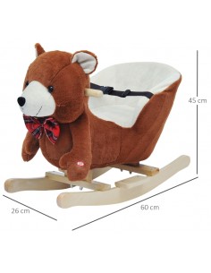 Gyngehest til børn H45 cm -... 2