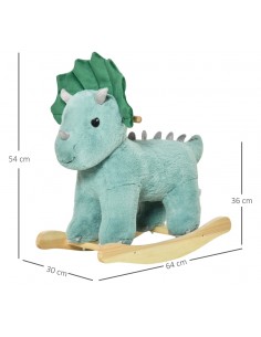 Gyngehest til børn H54 cm -... 2