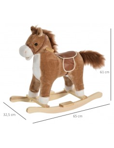 Gyngehest til børn H61 cm -... 2