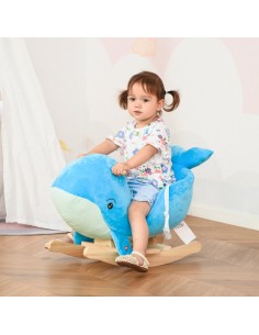 Gyngehest til børn H50 cm -... 2