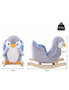 Gyngehest til børn H50 cm -... 2