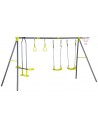 Gyngestativ til børn H175 x B365 cm - Gråsort/Grøn