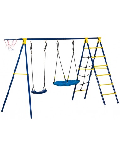 Gyngestativ til børn H175 x B285 cm -...